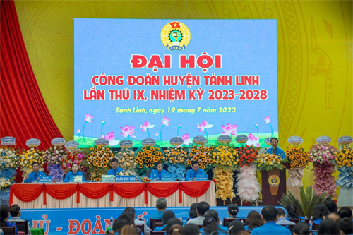 Tánh Linh tổ chức Đại hội Công đoàn huyện lần thứ IX  nhiệm kỳ 2023 - 2028